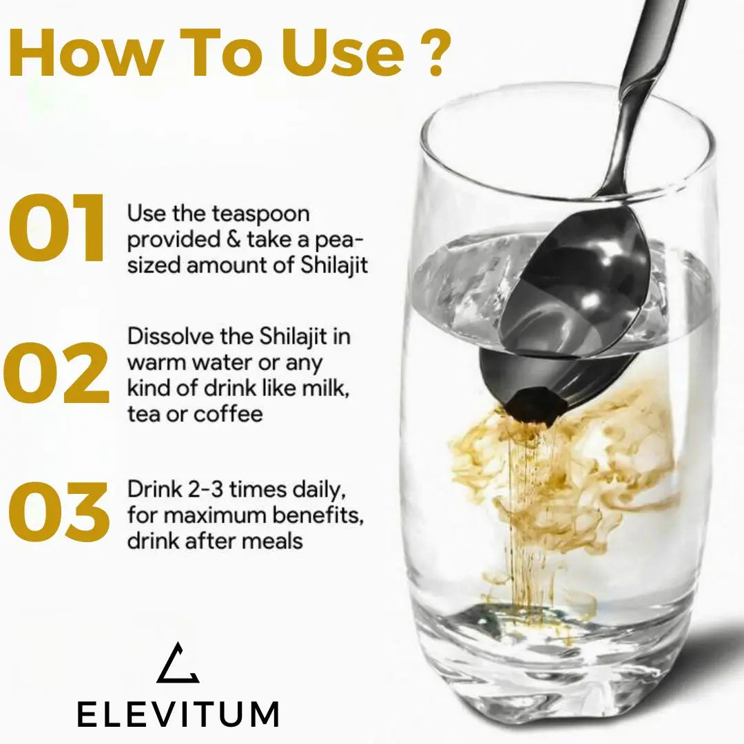 PREMIUM PURE SHILAJIT - Swiftly Achieve High Energy Levels Naturally!